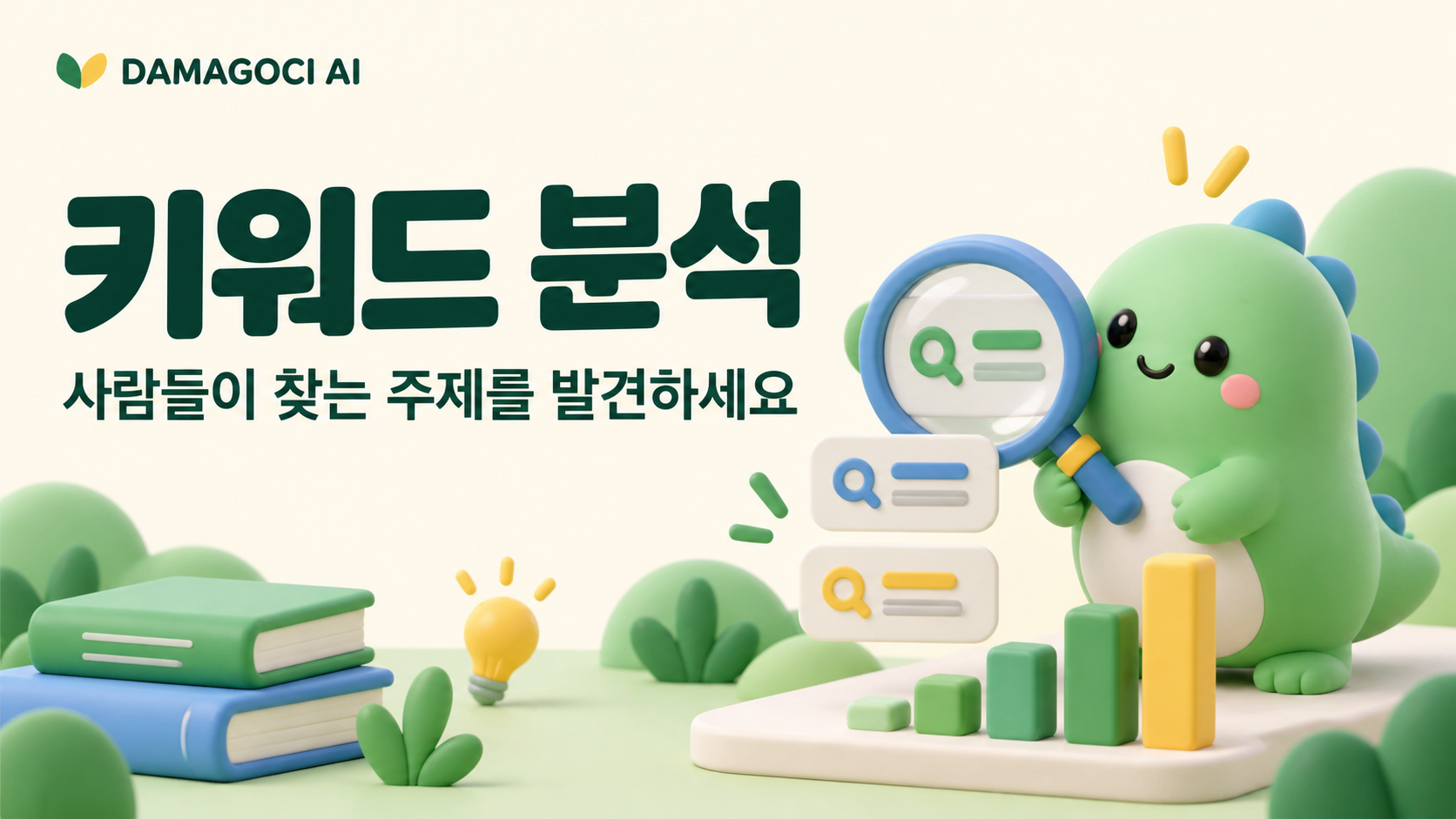 키워드 분석 · 다마고치 AI 서비스
