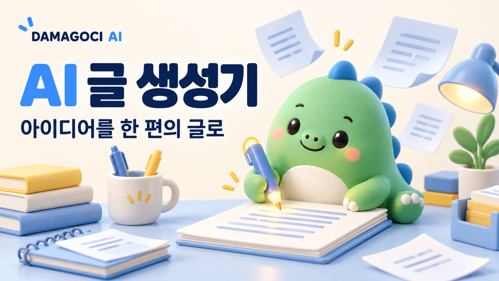 AI 글 생성기 · 다마고치 AI 서비스